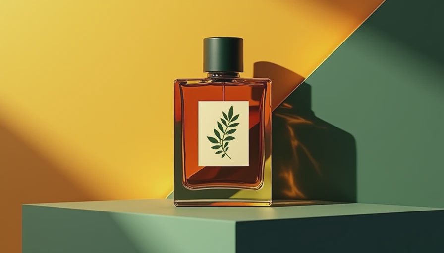 Illustration for women's fragrance with patchouli