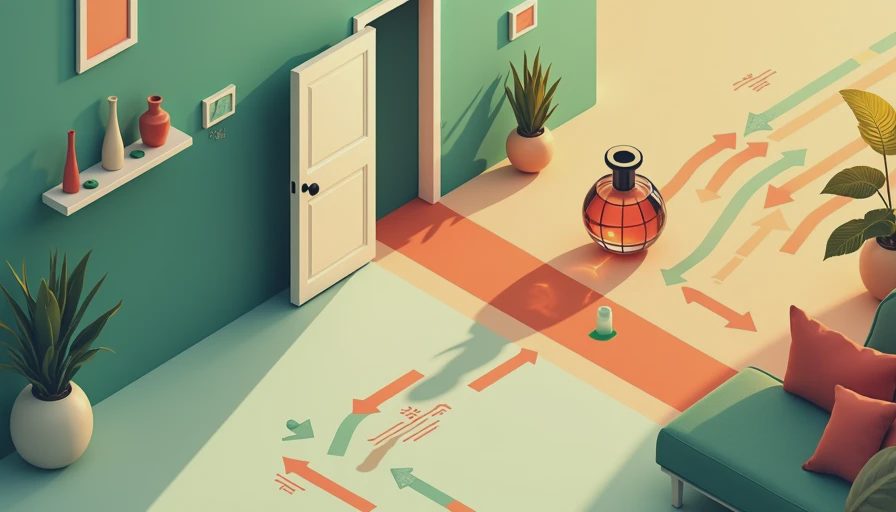 Illustration for exit the king perfume